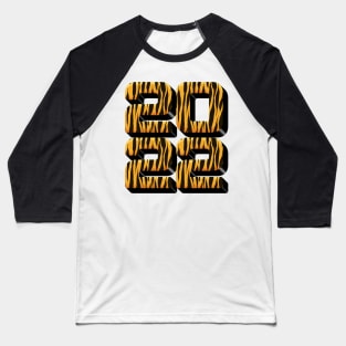 2022 Year of the Tiger Number for Chinese Zodiac Baseball T-Shirt